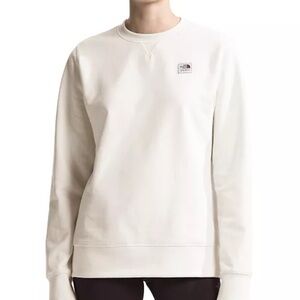 The North Face Women’s Circular Design Crewneck Sweatshirt 1X Cream Casual